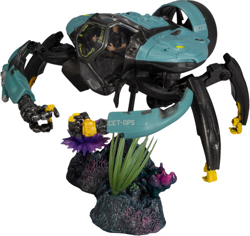 McFarlane - Avatar: The Way of Water - World of Pandora - CET-OPS Crabsuit with RDA Driver (Large Item, Action Figure)