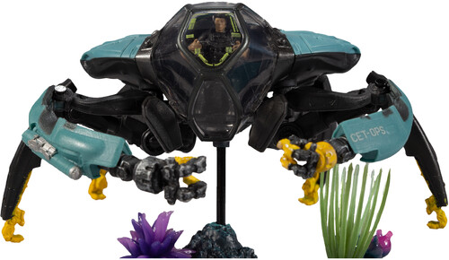 McFarlane - Avatar: The Way of Water - World of Pandora - CET-OPS Crabsuit with RDA Driver (Large Item, Action Figure)