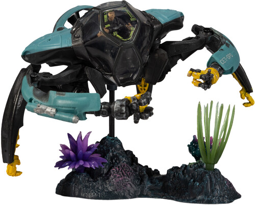 McFarlane - Avatar: The Way of Water - World of Pandora - CET-OPS Crabsuit with RDA Driver (Large Item, Action Figure)