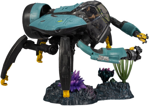 McFarlane - Avatar: The Way of Water - World of Pandora - CET-OPS Crabsuit with RDA Driver (Large Item, Action Figure)