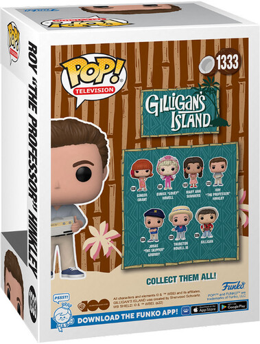 FUNKO POP! TELEVISION: Gilligan's Island - Roy "The Professor" Hinkley w/ Radio (Vinyl Figure)