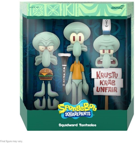 Super7 - Spongebob Squarepants - ULTIMATES! Wave 2 - Squidward (Large Item, Collectible, Figure, Action Figure)