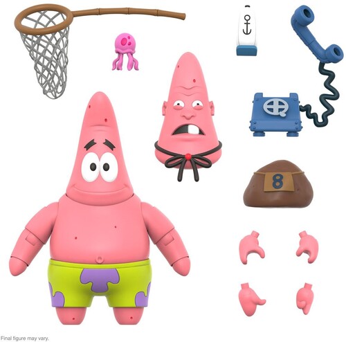 Super7 - Spongebob Squarepants - ULTIMATES! Wave 2 - Patrick (Large Item, Collectible, Figure, Action Figure)