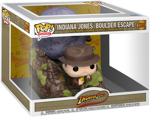 FUNKO MOVIE MOMENT: Indiana Jones - Boulder Escape (Large Item, Vinyl Figure)