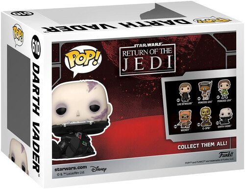 FUNKO POP! STAR WARS: Return of the Jedi 40th - Darth Vader (Unmasked) (Vinyl Figure)