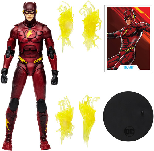 McFarlane - DC Multiverse - The Flash Movie 7" Action Figure - The Flash Batman Costume (Large Item, Action Figure)
