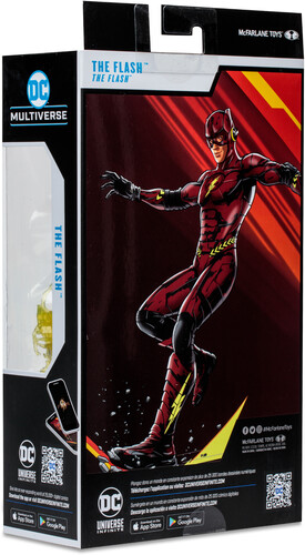 McFarlane - DC Multiverse - The Flash Movie 7" Action Figure - The Flash Batman Costume (Large Item, Action Figure)