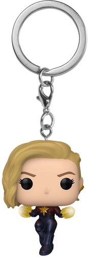 FUNKO POP! KEYCHAIN: The Marvels - Captain Marvel (Vinyl Figure)