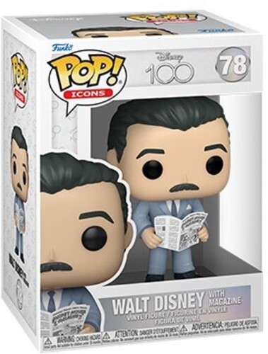 FUNKO POP! ICONS: Disney's 100th - Walt w/Magazine (Vinyl Figure)