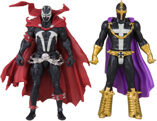 McFarlane Toys - Page Punchers - Spawn 3" Figure With Comic 2Pk - Wave 1 - Spawn And Anti-Spawn (Spawn #1) (Large Item, Action Figure)