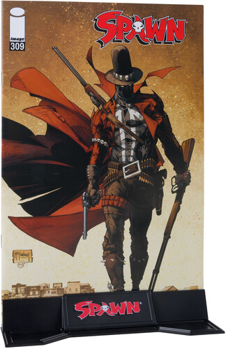McFarlane Toys - Page Punchers - Spawn 3" Figure With Comic 2Pk - Wave 1 - Gunslinger And Auger (Spawn #309B) (Large Item, Action Figure)