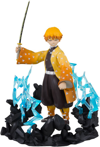 McFarlane Toys - Demon Slayer 5" Deluxe Wave 1 - Zenitsu with Thunder Breathing Accessories (Large Item, Action Figure)
