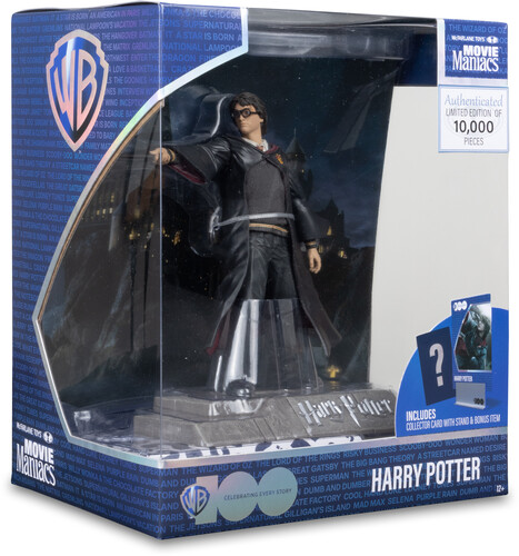 McFarlane Toys - Movie Maniacs 7" Posed - WB100 Wave 1 - Harry Potter (Harry Potter And The Goblet Of Fire) (Large Item, Action Figure)