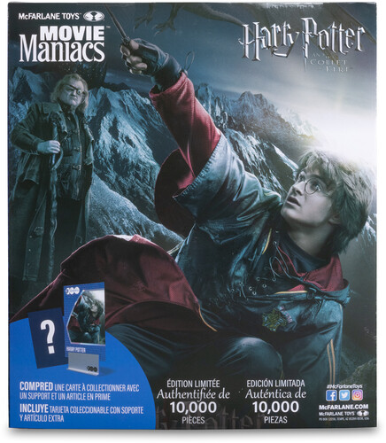 McFarlane Toys - Movie Maniacs 7" Posed - WB100 Wave 1 - Harry Potter (Harry Potter And The Goblet Of Fire) (Large Item, Action Figure)
