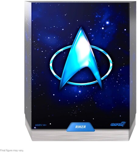 Super7 - Star Trek: The Next Generation ULTIMATES! Wave 1 - Riker (Large Item, Collectible, Figure, Action Figure)