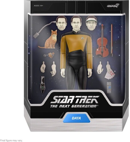 Super7 - Star Trek: The Next Generation ULTIMATES! Wave 1 - Data (Large Item, Collectible, Figure, Action Figure)