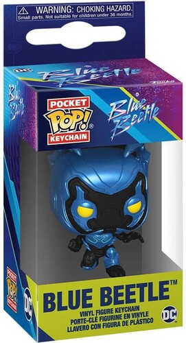 FUNKO POP! KEYCHAIN: Blue Beetle- Blue Beetle (Vinyl Figure)