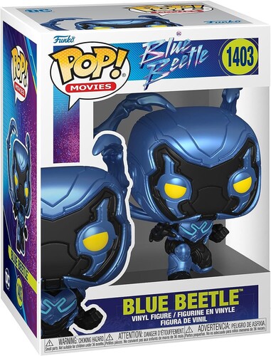 FUNKO POP! MOVIES: Blue Beetle- Blue Beetle Crouching (Styles May Vary) (Vinyl Figure)