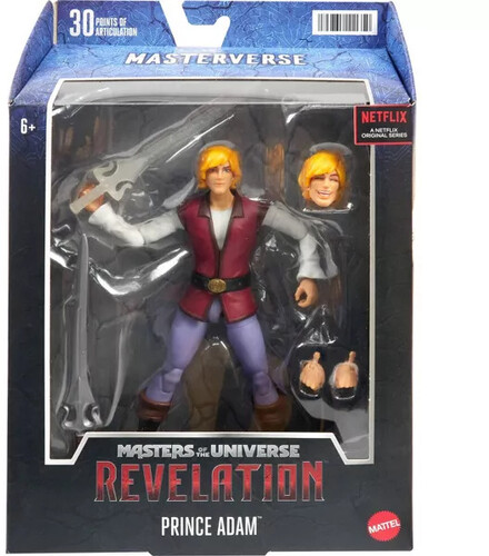 Mattel Collectible - Masters of the Universe Masterverse - Prince Adam Figure (He-Man, MOTU) (Large Item, Action Figure, Collectible)