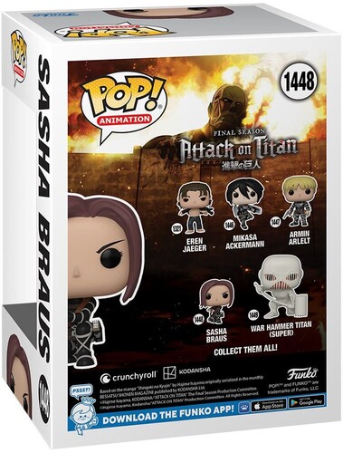 FUNKO POP! ANIMATION: Attack on Titan - Sasha (Vinyl Figure)