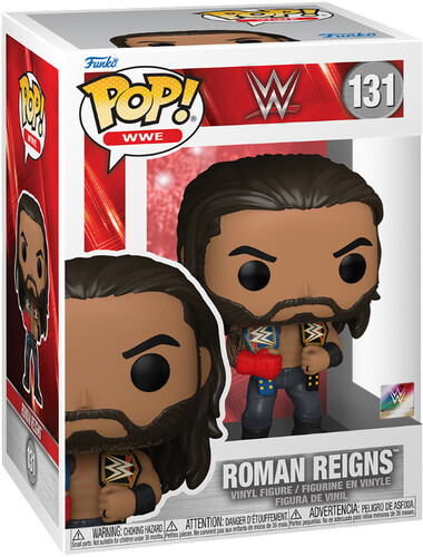 FUNKO POP! WWE: Roman Reigns w/Belts (Vinyl Figure)