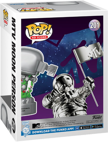 FUNKO POP! AD ICONS: MTV 40th - Moon Person (Vinyl Figure)