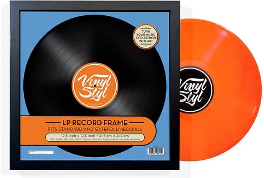 Khung Đĩa than - Display Frame Vinyl Record 12 Inch  - Vinyl Styl®  - Wall Hanging (Black)