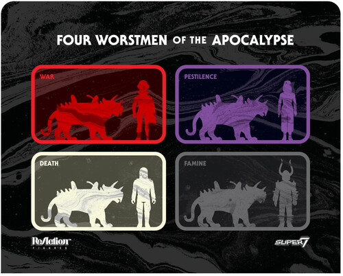Super7 - The Worst - ReAction Figure - The Four Worstmen Of The Apocalypse: Captain Deadstar And War Jaguar (Large Item, Collectible, Figure, Action Figure)