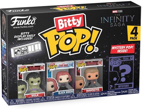 FUNKO BITTY POP!: Marvel- Hulk 4PK (Vinyl Figure)