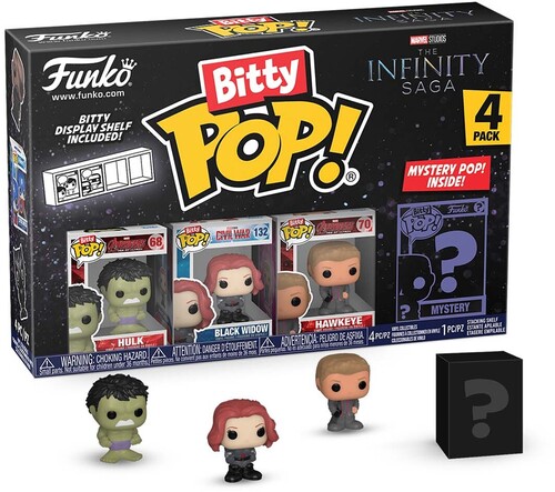 FUNKO BITTY POP!: Marvel- Hulk 4PK (Vinyl Figure)