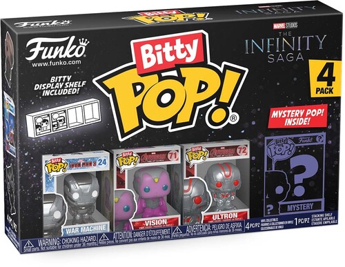 FUNKO BITTY POP!: Marvel- Iron Man 4PK (Vinyl Figure)