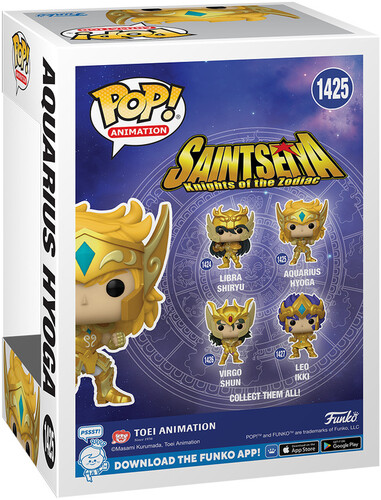 FUNKO POP! ANIMATION: Saint Seiya - Gold Aquarius Hyoga (Vinyl Figure)