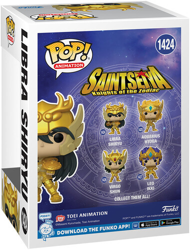 FUNKO POP! ANIMATION: Saint Seiya - Gold Libra Shiryu (Vinyl Figure)