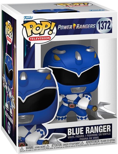 FUNKO POP! TELEVISION: Mighty Morphin Power Rangers 30th- Blue Ranger (Vinyl Figure)
