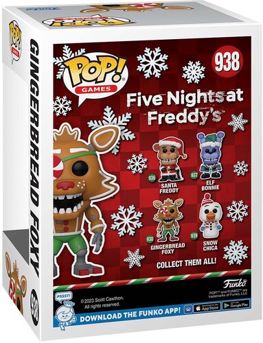 FUNKO POP! GAMES: Five Nights at Freddy's - Gingerbread Foxy (Vinyl Figure)