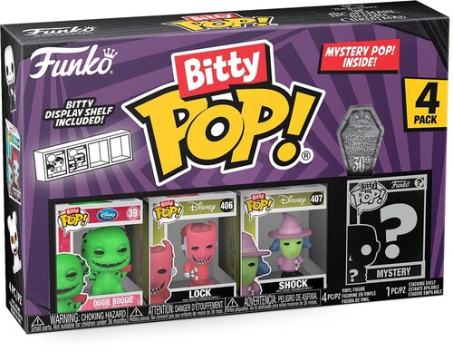 FUNKO BITTY POP!: The Nightmare Before Christmas- Oogie Boogie 4PK (Vinyl Figure)