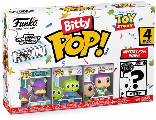 FUNKO BITTY POP!: Toy Story- Zurg 4PK (Vinyl Figure)