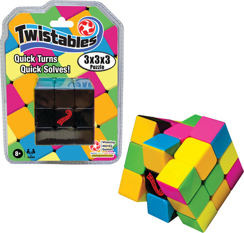 Twistables 3x3x3 Quick Turns Quick Solves (Large Item, Puzzle)