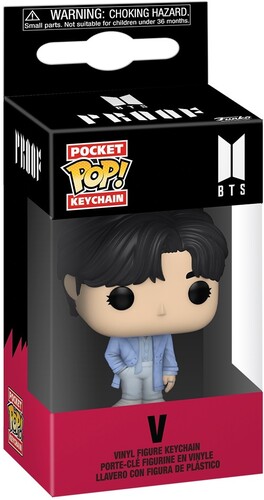 FUNKO POP! KEYCHAIN: BTS S4 - V (Vinyl Figure)