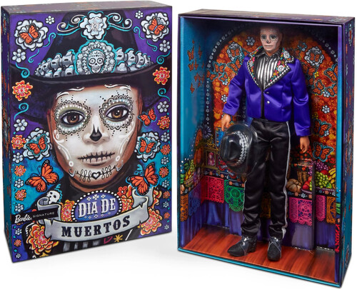 Mattel - ​Barbie Signature Collectible - 2023 Día De Muertos Ken Doll (Large Item, Collectible, Limited Edition, Doll)
