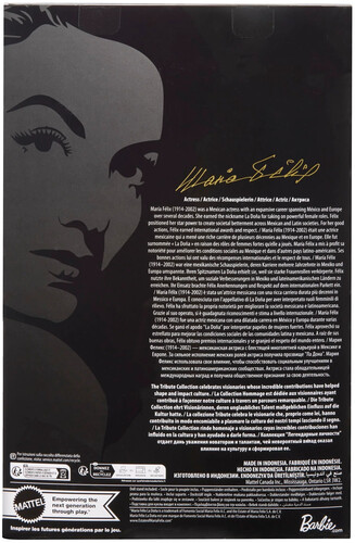 Mattel - Barbie Signature - María Félix Collector Barbie Doll (Large Item, Collectible, Limited Edition, Doll)