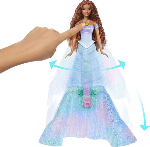 Mattel - Disney The Little Mermaid Transforming Ariel Fashion Doll (Large Item, Doll)