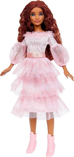 Mattel - Disney The Little Mermaid Ariel Doll with Pink Dress (Large Item, Doll)