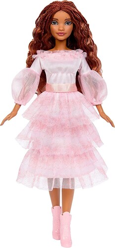 Mattel - Disney The Little Mermaid Ariel Doll with Pink Dress (Large Item, Doll)