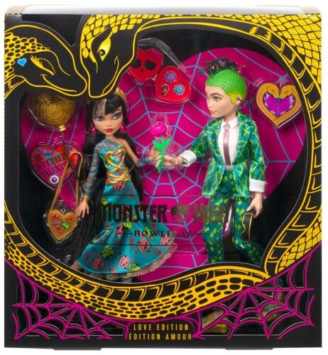 Mattel - Monster High Howliday Love Edition with Cleo De Nile and Deuce Gorgon (Ships in Own Container, Large Item, Doll)