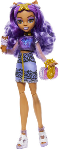 Mattel - Monster High Skulltimate secrets: Fearidescent Clawdeen Wolf (Large Item, Doll)