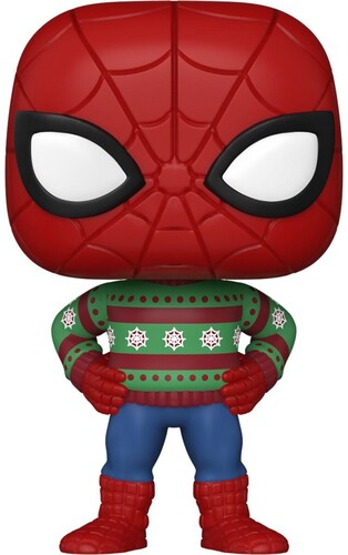 FUNKO POP! MARVEL: Holiday- Spider-Man(SWTR) (Vinyl Figure)