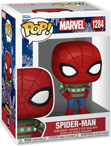 FUNKO POP! MARVEL: Holiday- Spider-Man(SWTR) (Vinyl Figure)