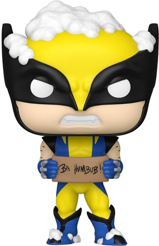 FUNKO POP! MARVEL: Holiday- Wolverine w/ Sign (Vinyl Figure)