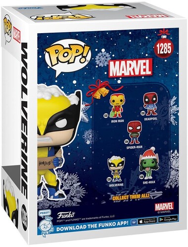 FUNKO POP! MARVEL: Holiday- Wolverine w/ Sign (Vinyl Figure)